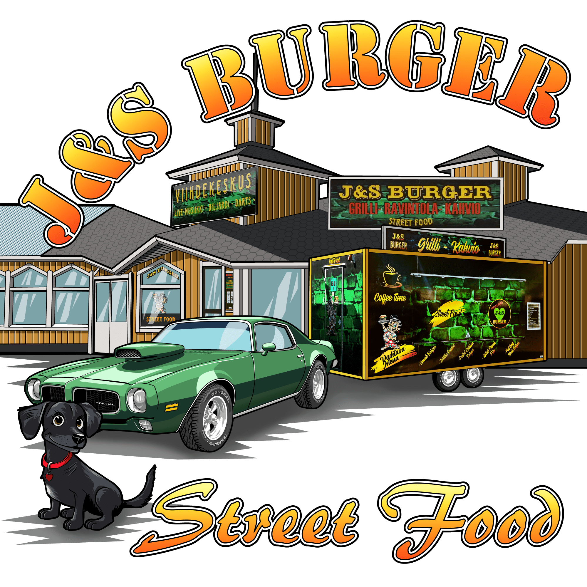 J&S Burger Grilli-Ravintola ja grillivaunu